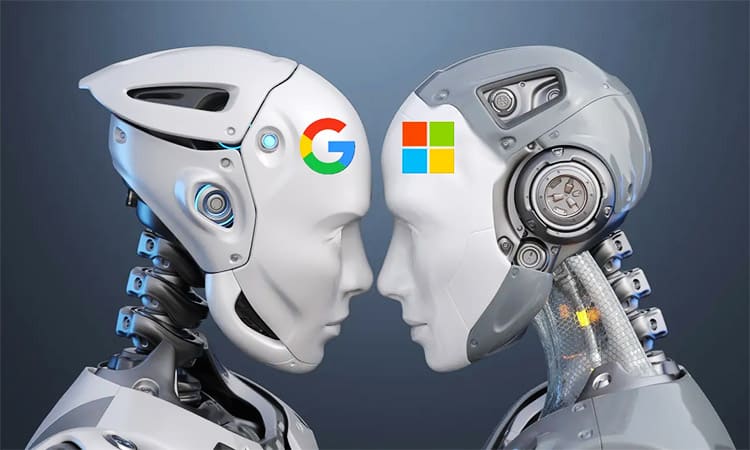 Google versus Microsoft in AI War